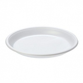 Тарелка десертная D205 белая